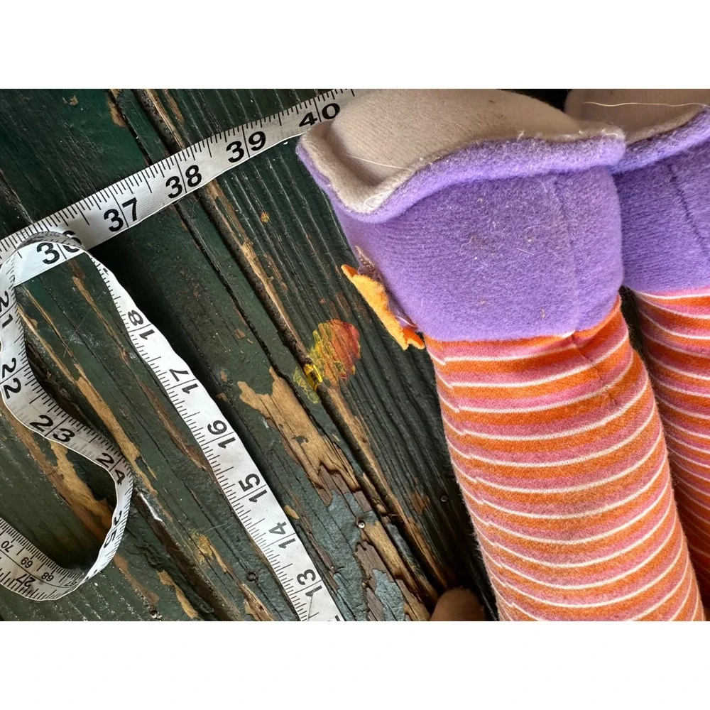 Maggie raggy gabby  doll Orange Shirt Striped Leggings 13 Inch
